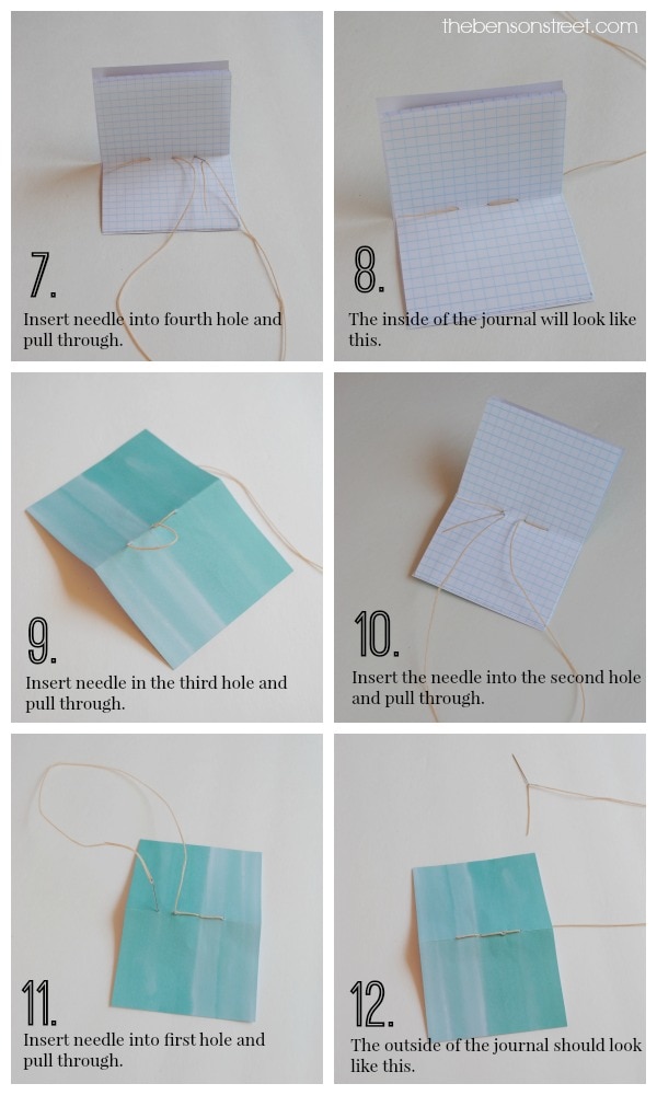 Adorable Mini Journal Tutorial at thebensonstreet.com