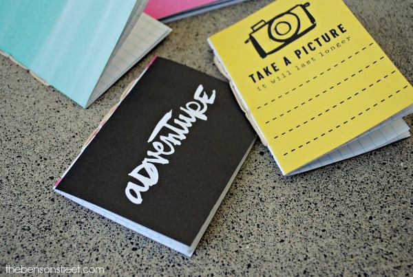 Adorable Mini Journals that are hand bound at thebensonstreet.com
