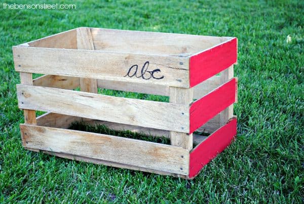 Back to School ABC Crate at thebensonstreet.com