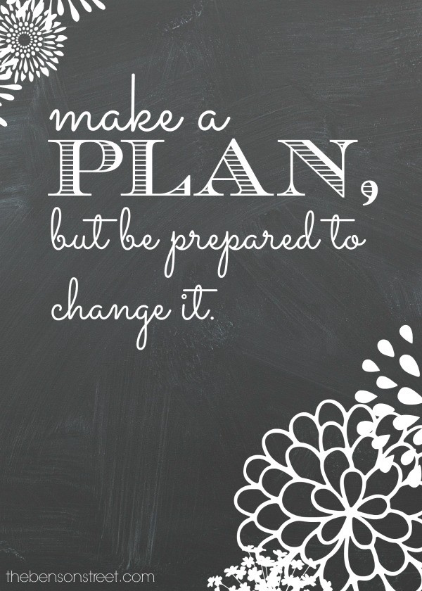 Make a Plan