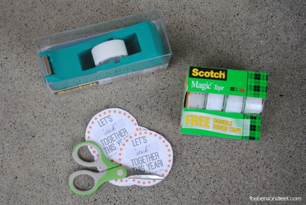 Fun Idea for Teachers using Scotch Tape at thebensonstreet.com