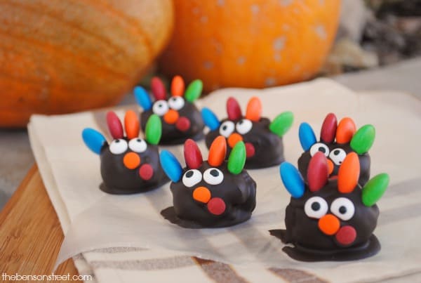 Thanksgiving Turkey OREO Cookie Balls