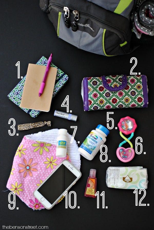 Great ideas to keep in your diaper bag for you at thebensonstreet.com