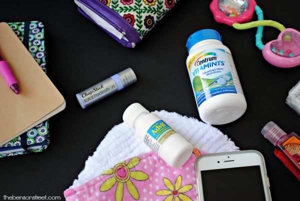 Mom's need stuff in the diaper bag too. Find out the diaper bag mom essentials here at thebensonstreet.com