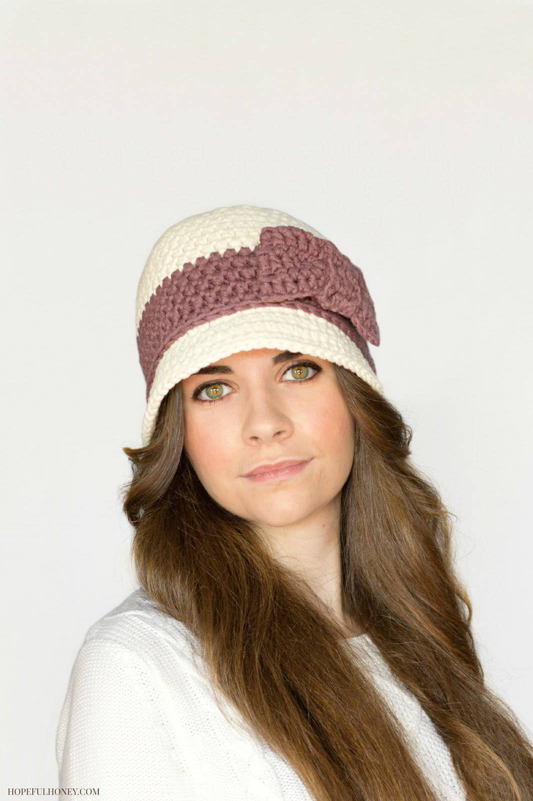 Downton Abbey Cloche Hat Crochet Pattern 4