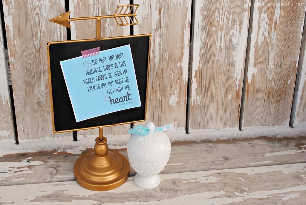 Adorable Valentine's Inspired Quote Printable at thebensonstreet.com