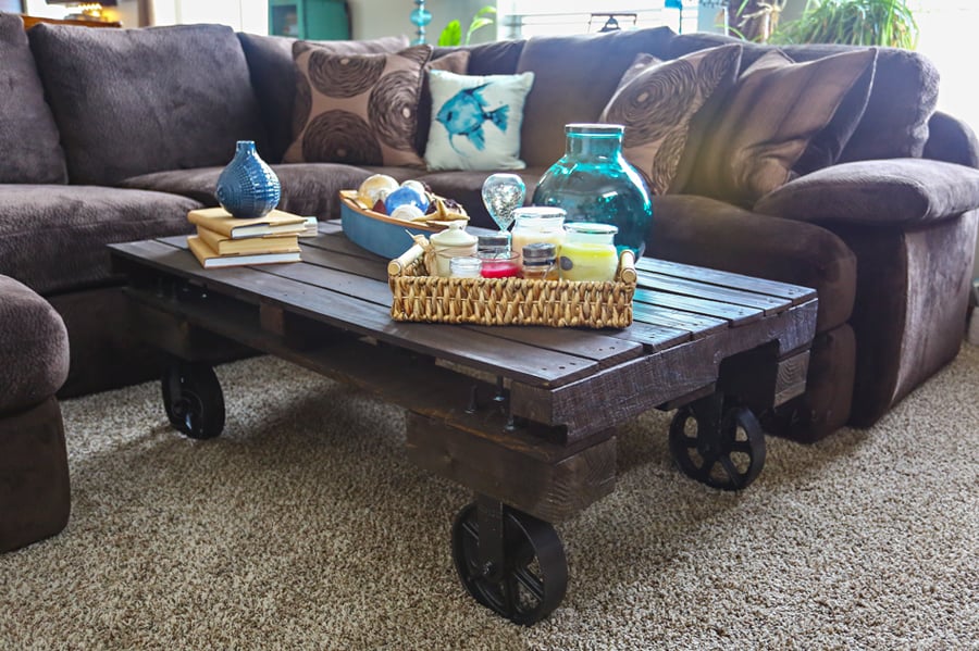 Pallet coffee table