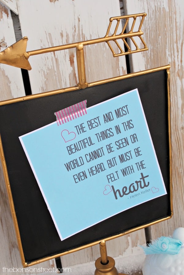 Printable Love Quote at thebensonstreet.com