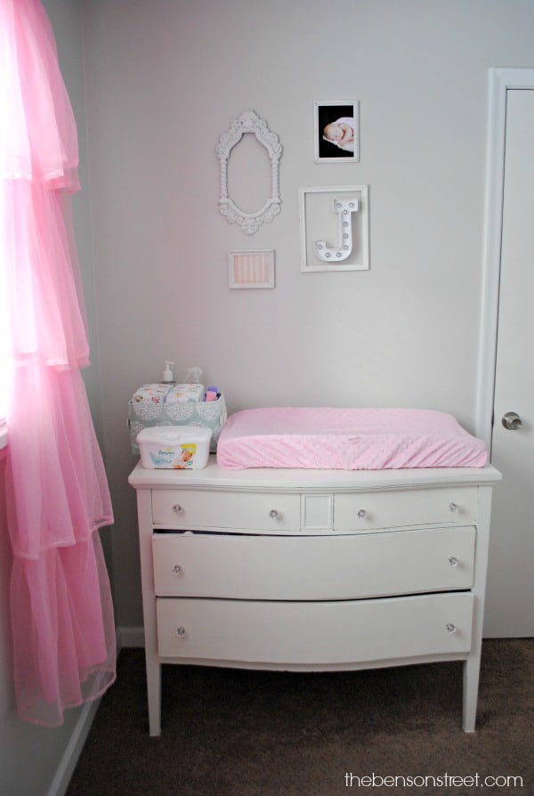 Vintage Dresser Changing Table at thebensonstreet.com