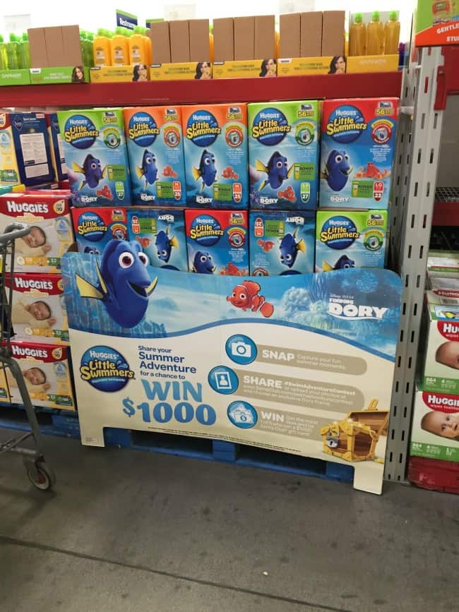 Huggies Little Swimmers Dispaly