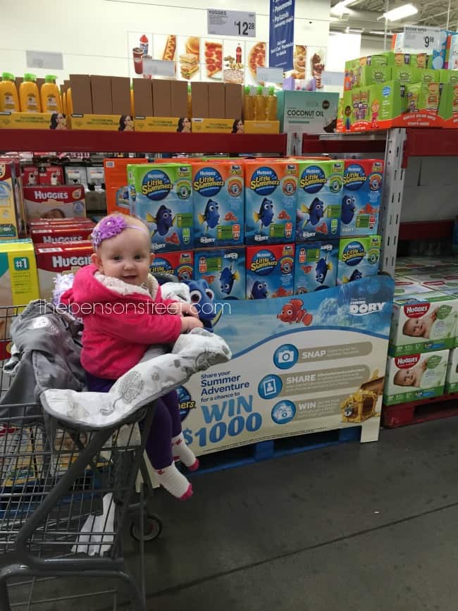 Little Swimmers Display at Sam's Club at thebensonstreet.com