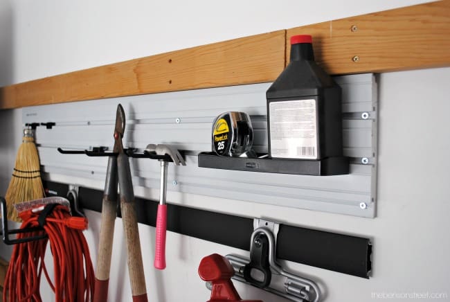 Simple Budget Garage Organizing with the Family