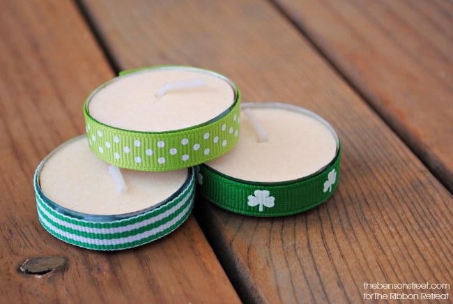 St. Patrick’s Day Tea Lights: DIY Decor Craft