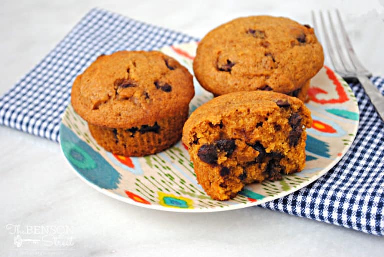 Pumpkin Chocolate Chip Muffins