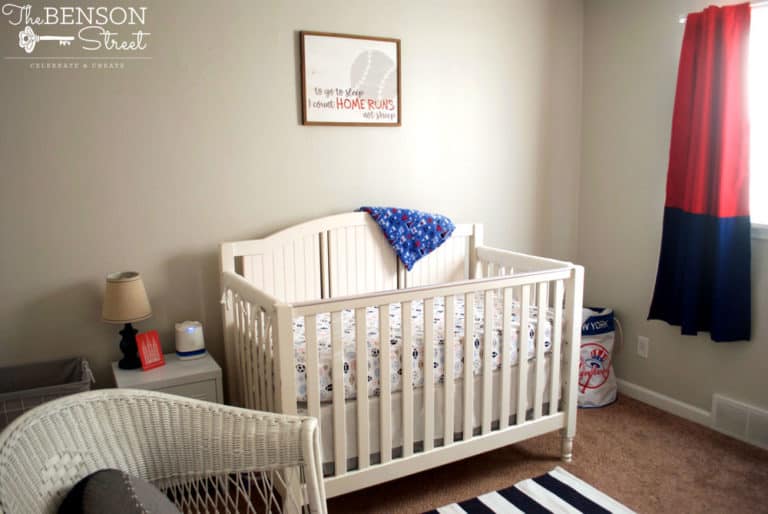 Baby Boy Baseball Nursery