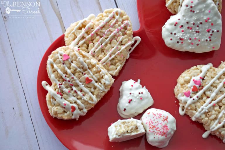 Valentine Rice Crispy Treats