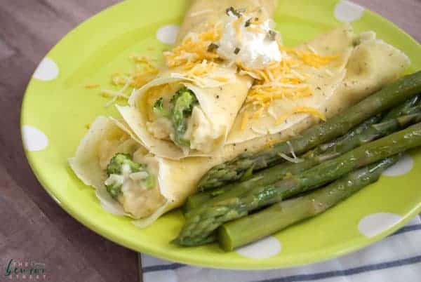 Savory Parmesan Herb Crepes Recipe