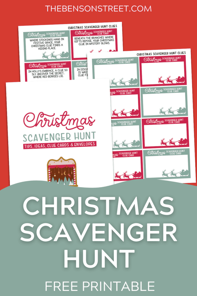 The Best Holiday Game: Christmas Scavenger Hunt Printable - The Benson 