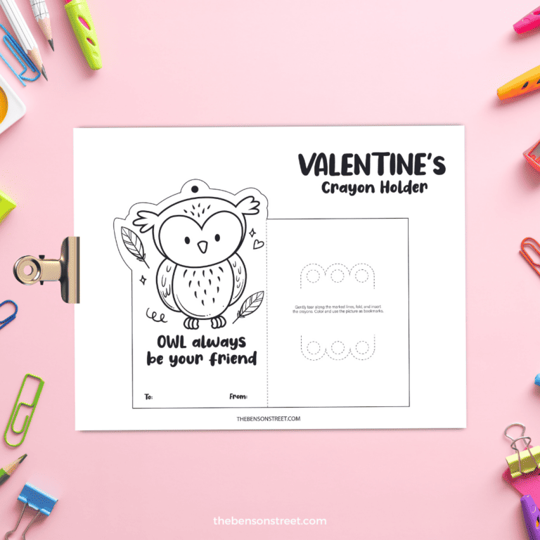 Free Printable Crayon Valentine Cards: A Gift to Color