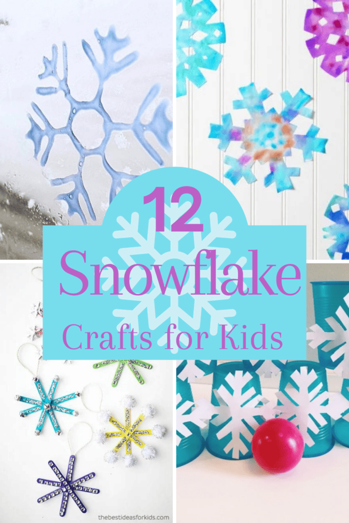 Snowflake crafts for kids to make