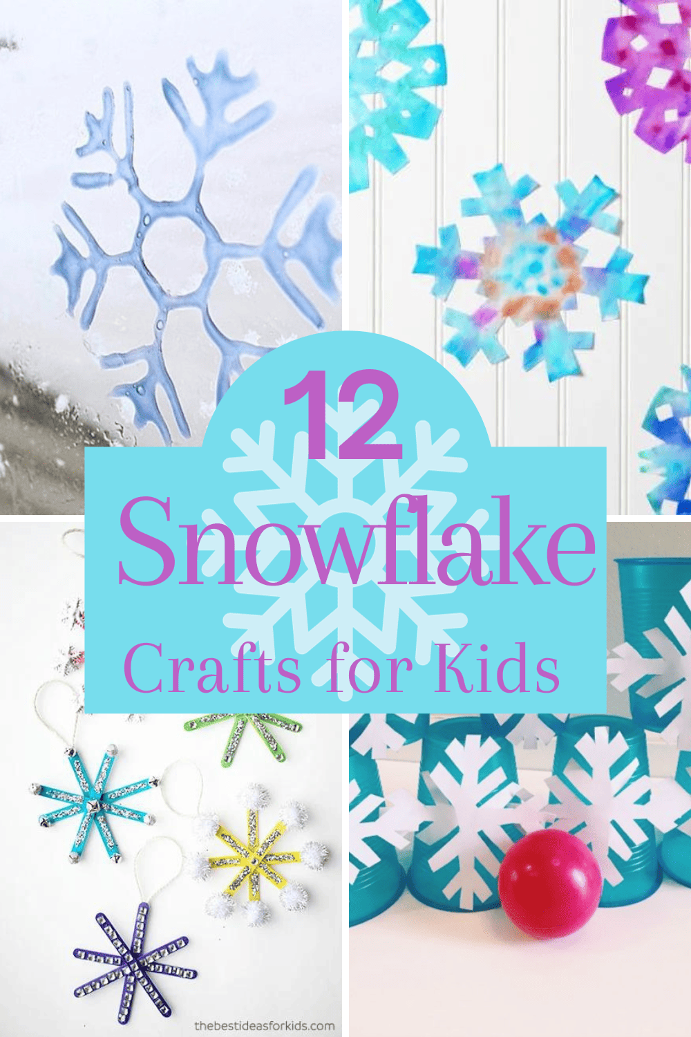 Snowflake crafts for kids - Gift of Curiosity