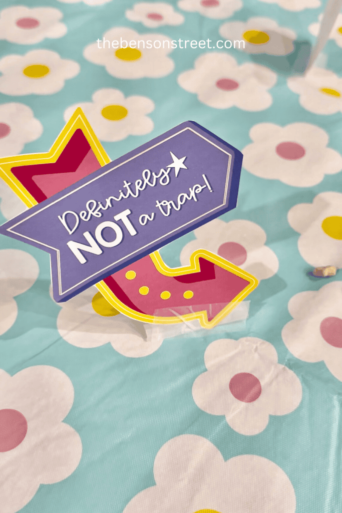 Definitely Not a Trap Leprechaun Trap Printable Sign