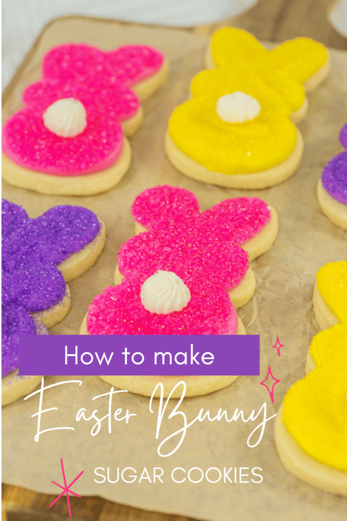 How to Make Easter Bunny Sugar Cookies Recipe - The Benson Street