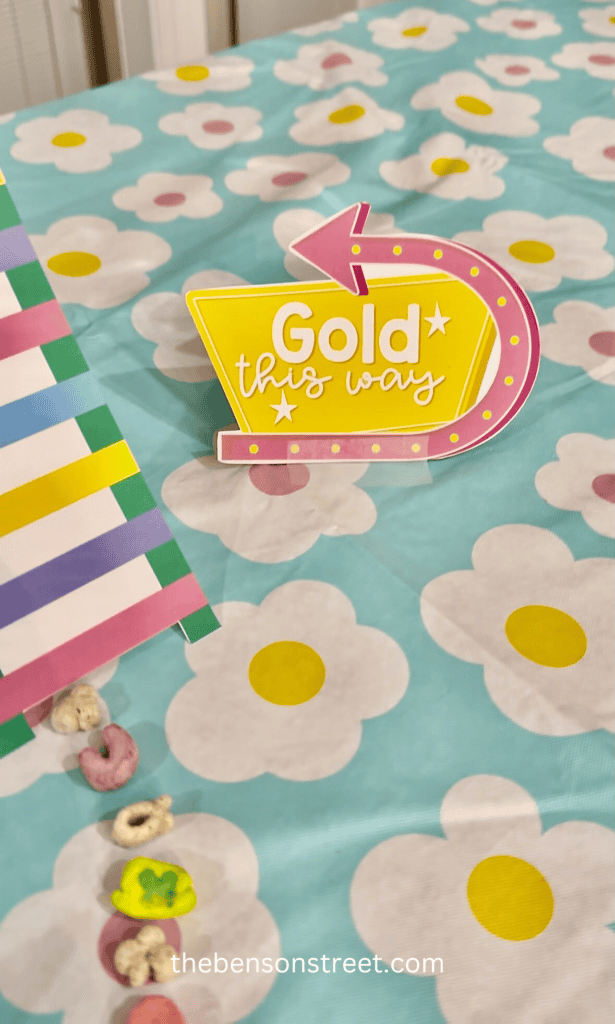 Lucky Charms leading up to a Leprechaun Trap with free printables