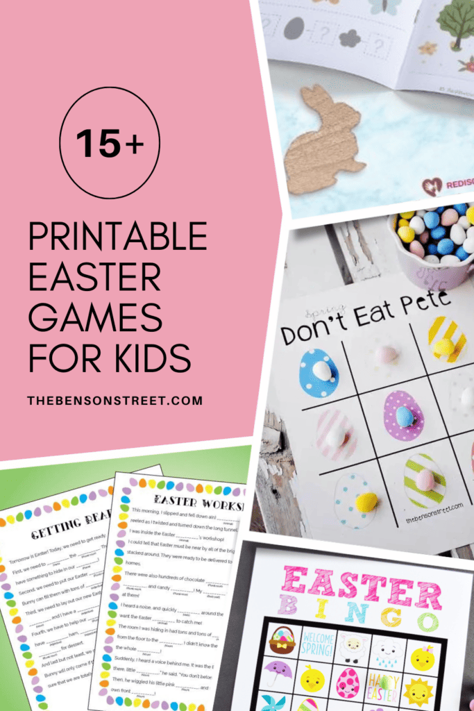 Fun Free Printable Easter Games And Activities For Kids - The Benson Street