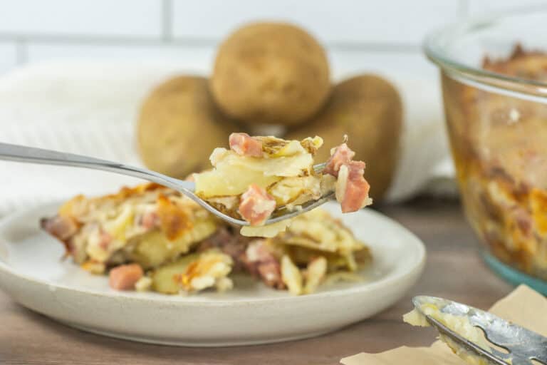 Old Fashioned Scalloped Potatoes with Ham Recipe