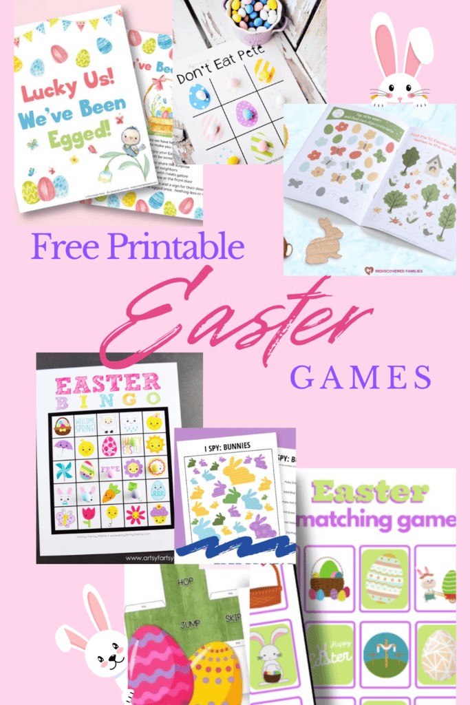 Fun Free Printable Easter Games and Activities for Kids - The Benson Street