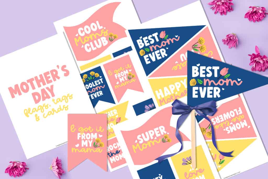 Mother's Day gift tags: Free printable designs