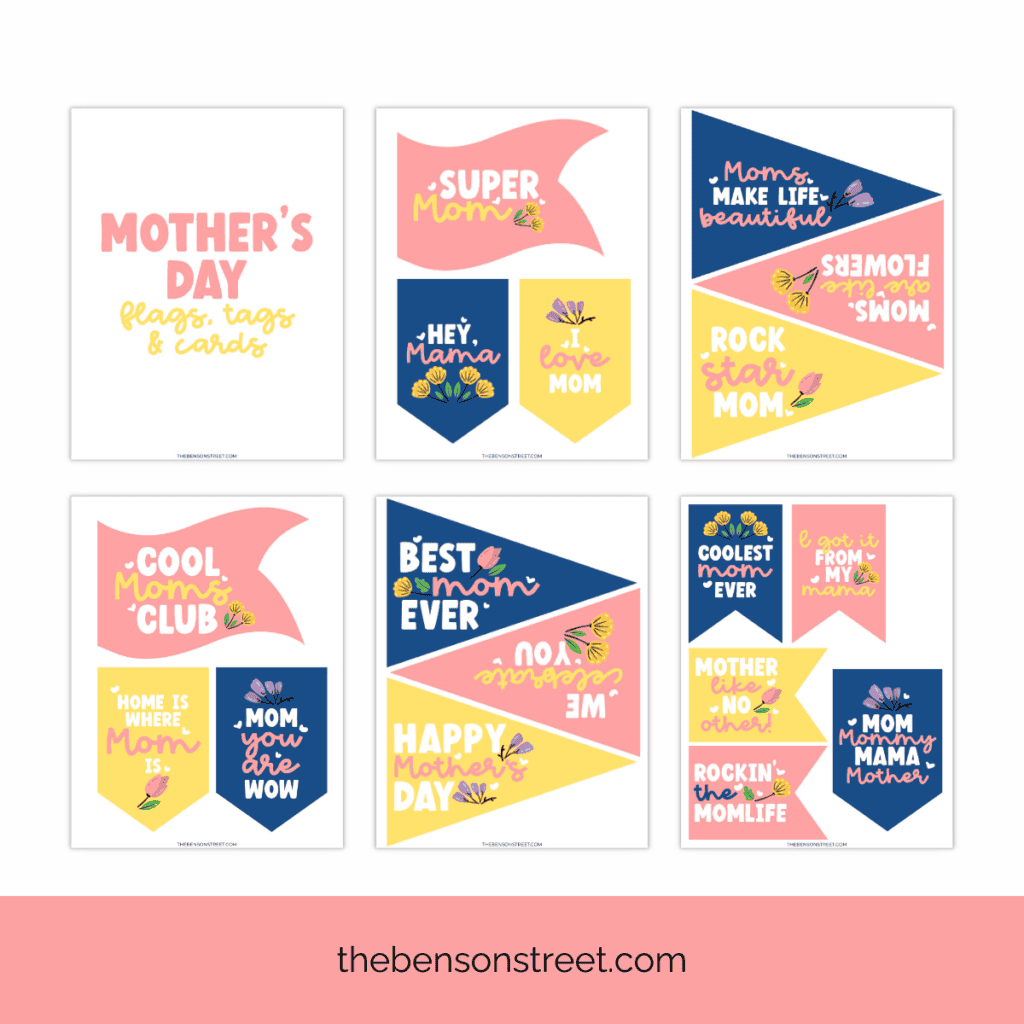 Heartfelt Mother's Day printables: Attach to your presents