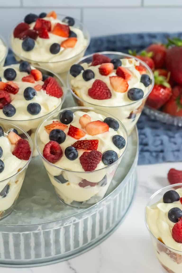 Red, White & Blue Trifle: Easy 4th of July Berry Dessert Recipe