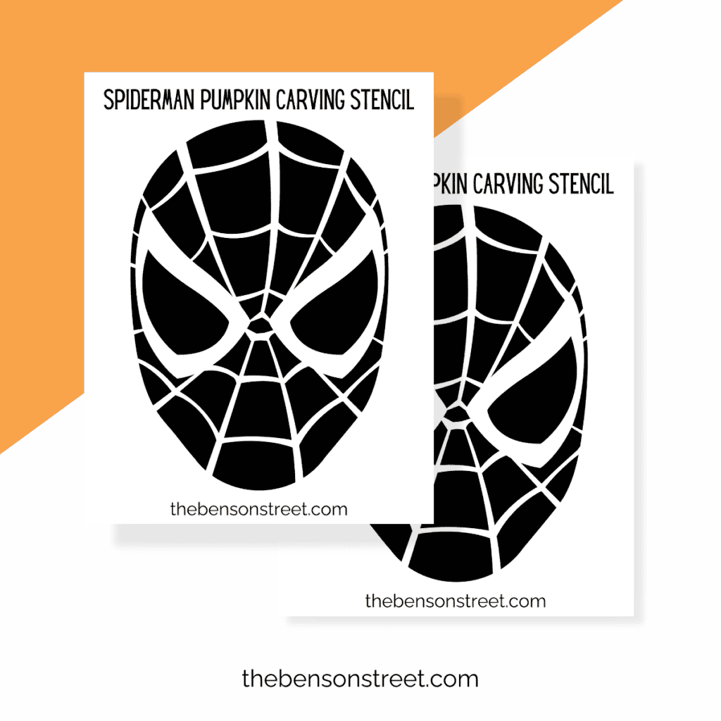 How to carve a spiderman pumpkin with a carving stencil