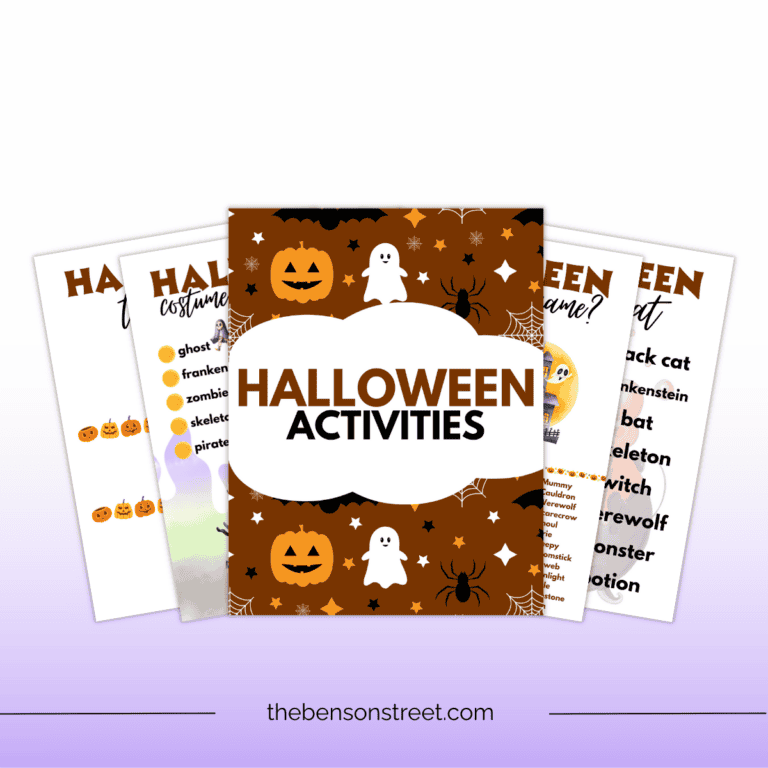 FREE Printable Halloween Activities for Kids: Fun Game Pack