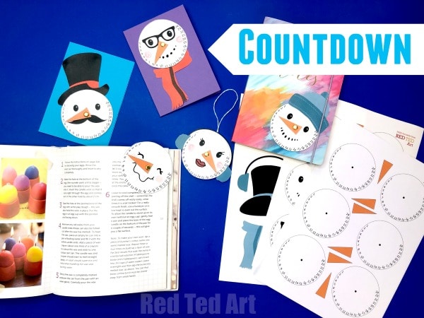Countdown Snowman Printable Craft