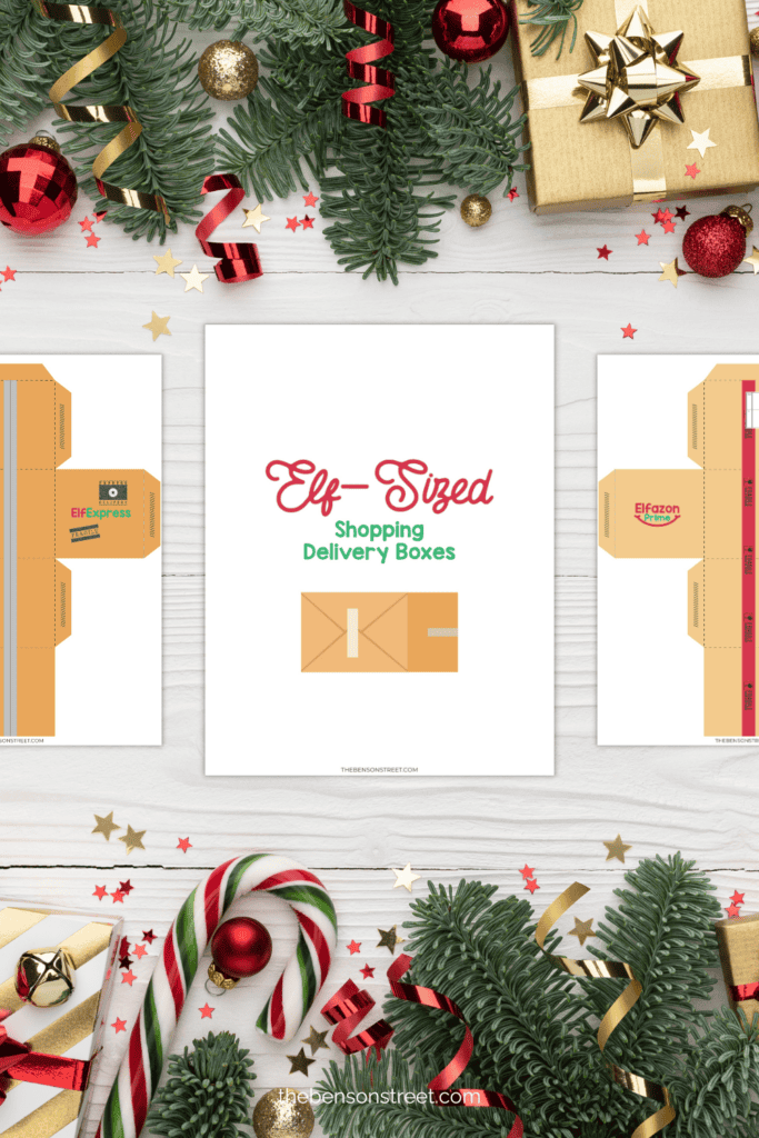 Easy Elf on the Shelf Idea. Elf Packages Printable Props for Elf on the Shelf Ideas