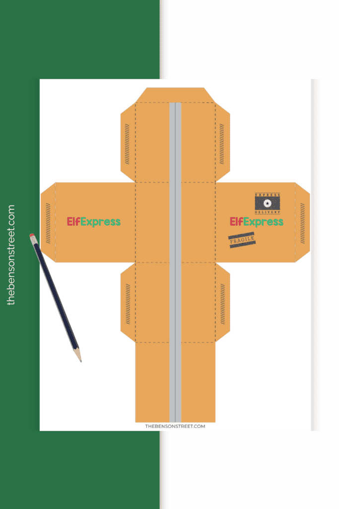 Elf Express Box Prop for Elf on the Shelf