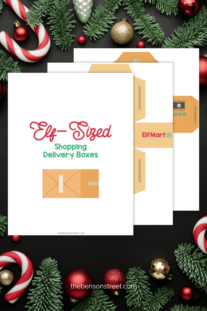 Elf Packages Printable Props for Elf on the Shelf Ideas