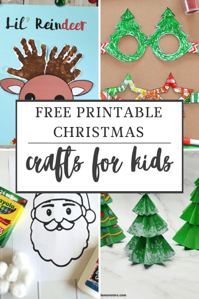Free Printable Christmas Crafts for kids to make