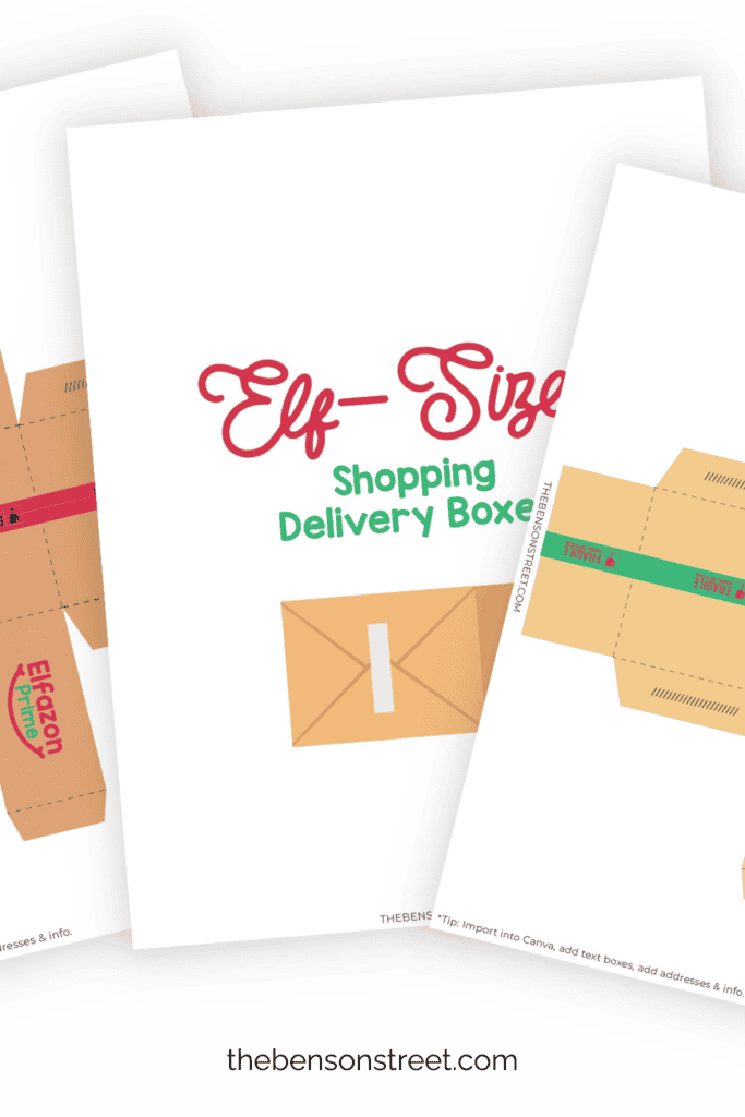 Free Printable Elf Shipping Box Packages
