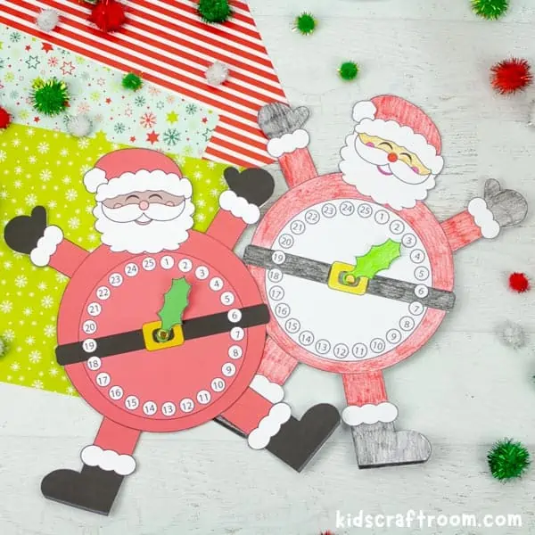 Santa Christmas Countdown Clock