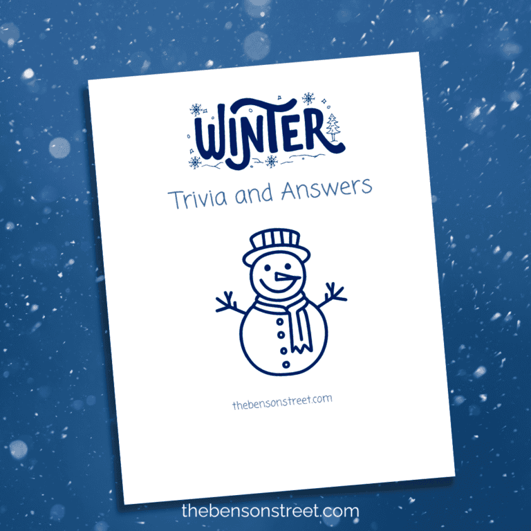Free Printable Winter Trivia and Answers Cards