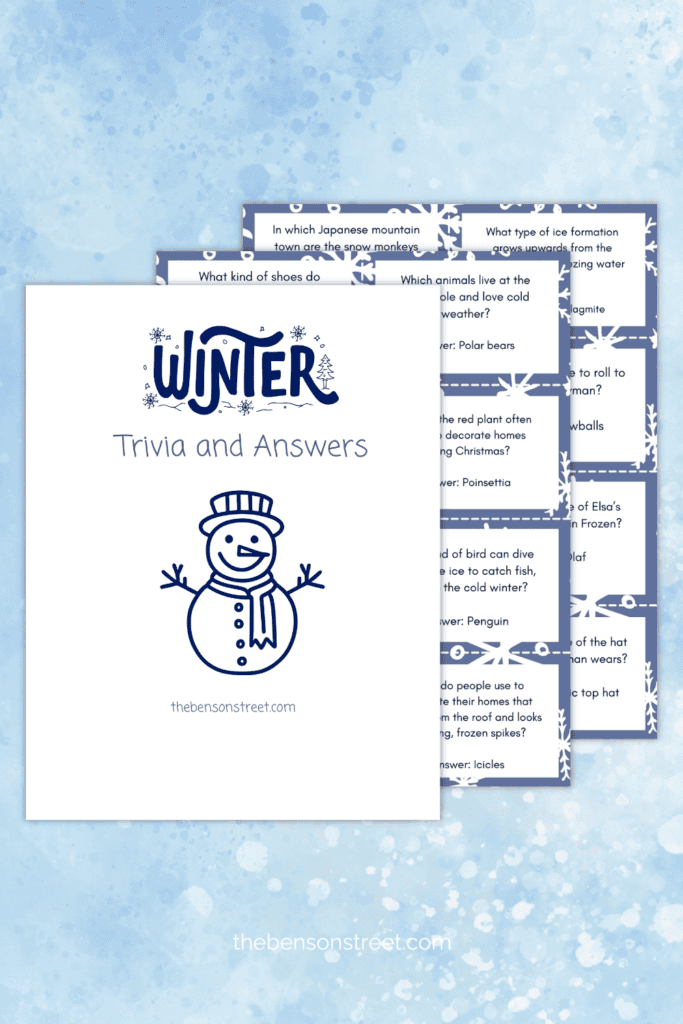 Fun Winter Trivia Game with Answers