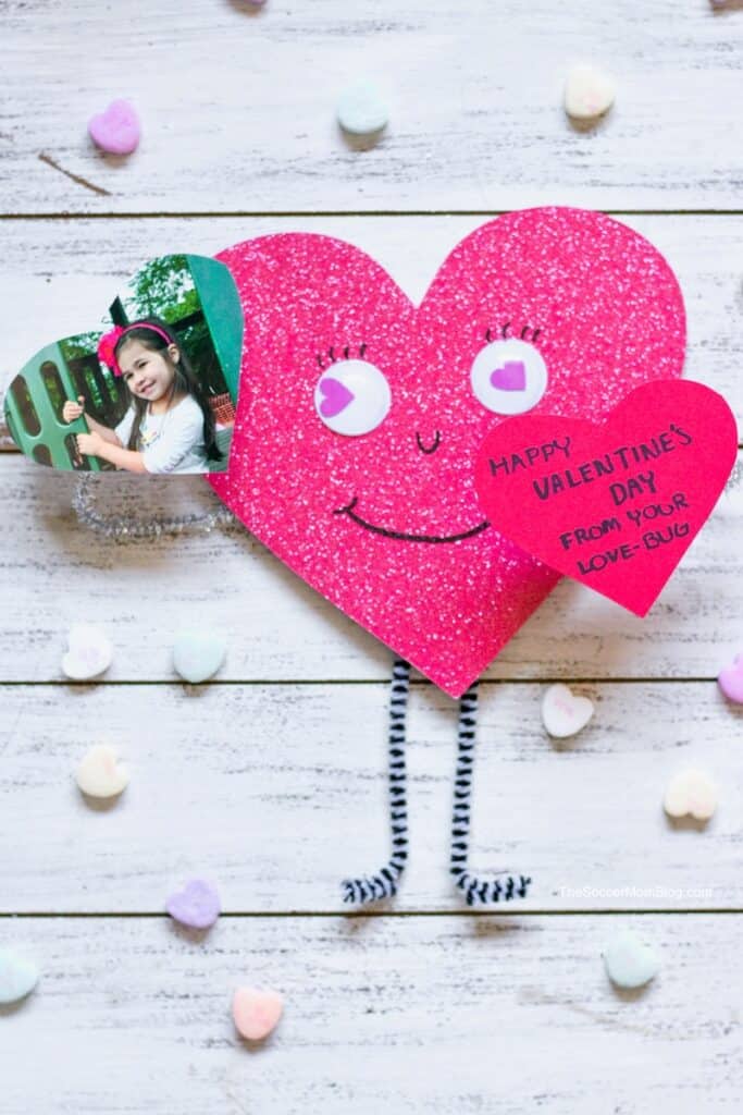 3D Love Bug Valentine Craft