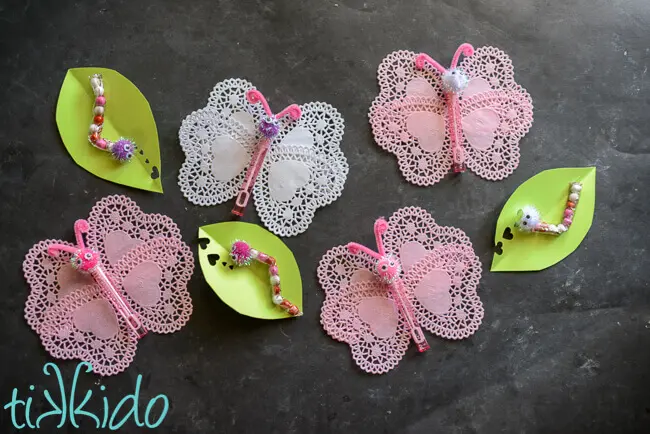 Butterfly Bubbles Non-Candy Valentine Craft
