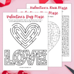 Free Printable Valentine's Day Maze Worksheets for Kids Have fun this Valentine's Day with easy to use printable mazes