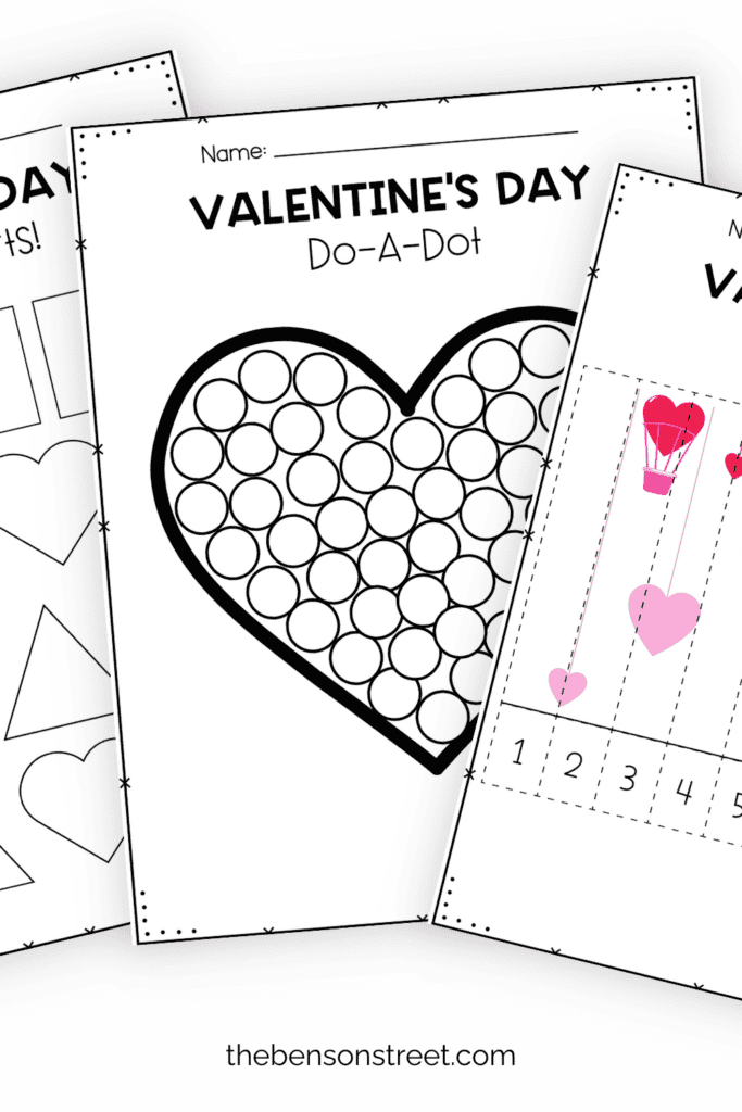 Preschool Valentine's Day Pack free printable
