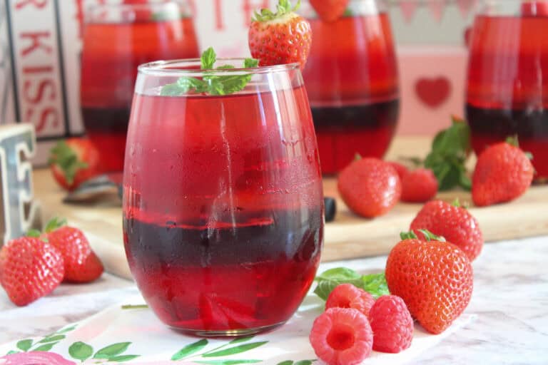 SImple to make Jello Cups for Valentine's Day Dessert or Side